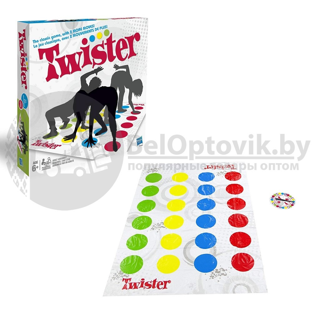 Игра для всей семьи Twister классический Hasbro Original - фото 8 - id-p124013941