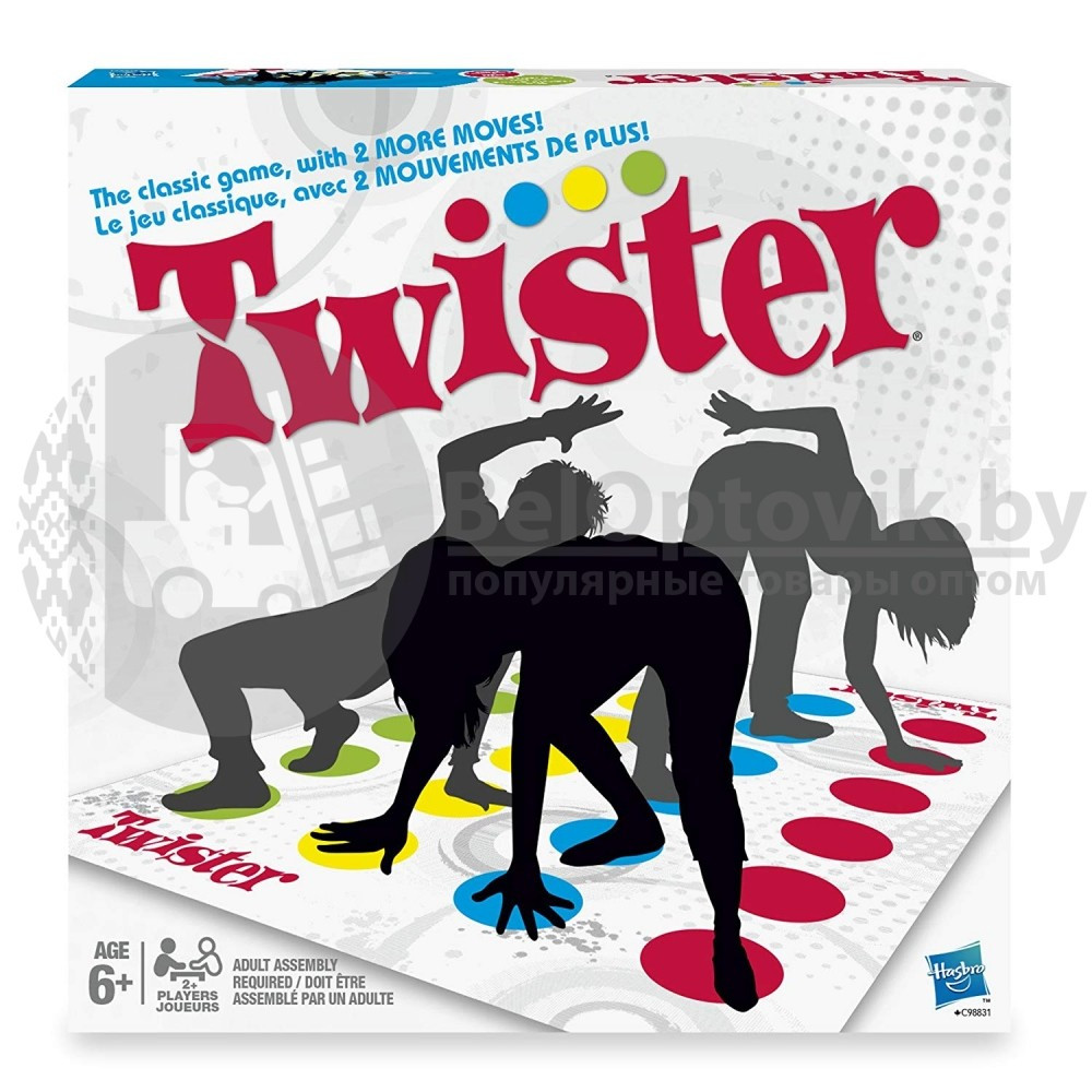 Игра для всей семьи Twister классический Hasbro Original - фото 9 - id-p124013941