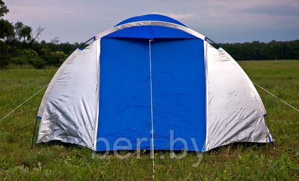 Палатка ACAMPER MONSUN blue 3-местная 3000 мм/ст, 135 + 210 х 185 х 125/110 см - фото 3 - id-p124017174