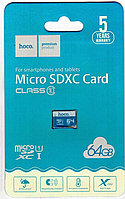 Micro SDXC карта памяти Hoco 64GB Class 10 (без адаптера) USB 3.0.