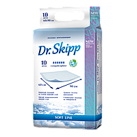 Пеленки гигиенические впитывающие Dr. Skipp Soft line 60 х 90 см. (10 шт.)