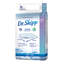 Пеленки гигиенические впитывающие Dr.Skipp Soft line 60х90 см. (10 шт.)