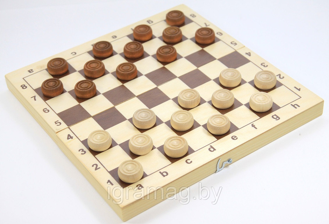 Настольная игра Десятое королевство Шашки деревянные - фото 1 - id-p124025694