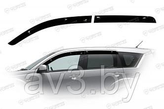 Ветровики Mitsubishi Outlander XL 2007 / Citroen C-Crosser 2007 / Peugeot 4007 2007/ (Cobra Tuning)