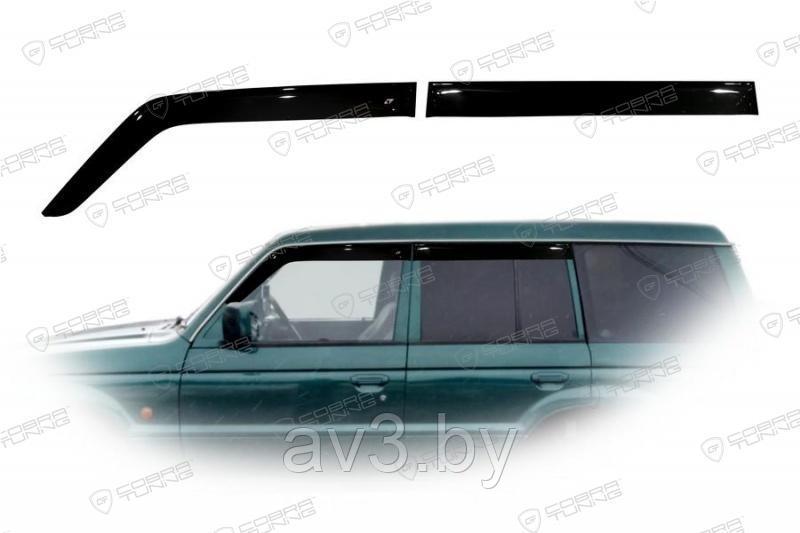 Ветровики Mitsubishi Pajero 2 5d 1991-2000/ Митсубиси Паджеро (Cobra Tuning)