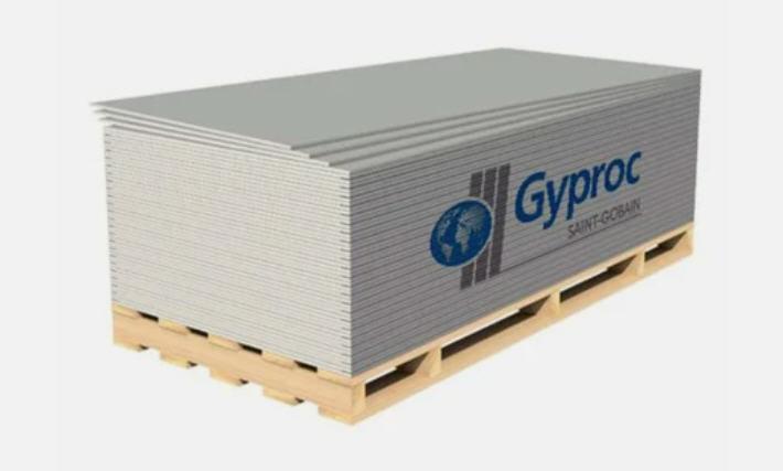 Гипсокартон Gyproc GBS 12,5x1200x2700 влагостойкий - фото 1 - id-p124025948