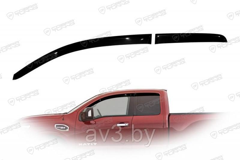 Ветровики Nissan Titan 2004-2007/ Нисcан Тиида (Cobra Tuning) - фото 1 - id-p60447959