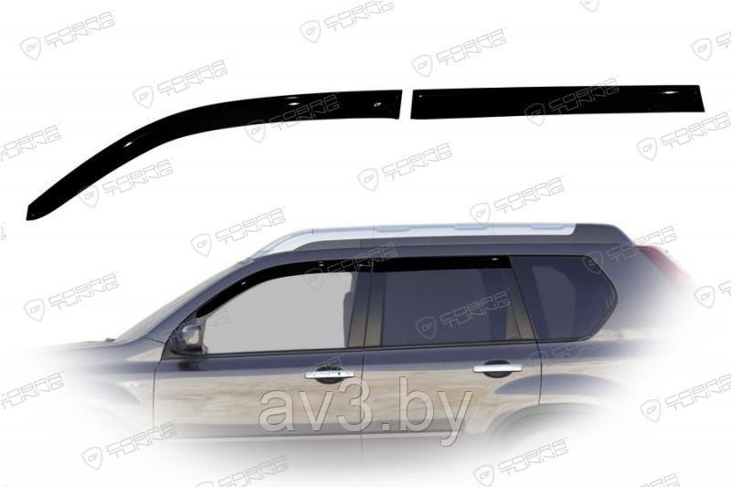 Ветровики Nissan X-Trail 2 2007 / Нисcан Трейл (Cobra Tuning) - фото 1 - id-p60447966