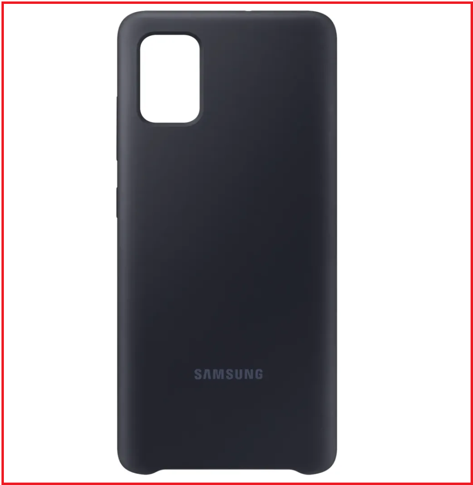 Чехол-накладка для Samsung Galaxy A31 (копия) SM-A315 Silicone Cover черный, фото 1