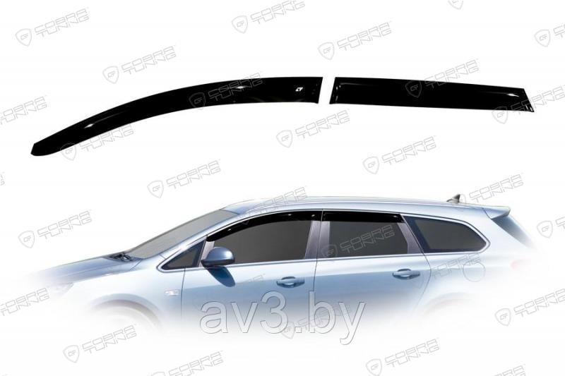 Ветровики Opel Astra J Sports Tourer универсал 2010 / Опель Астра (Cobra Tuning) - фото 1 - id-p60448003