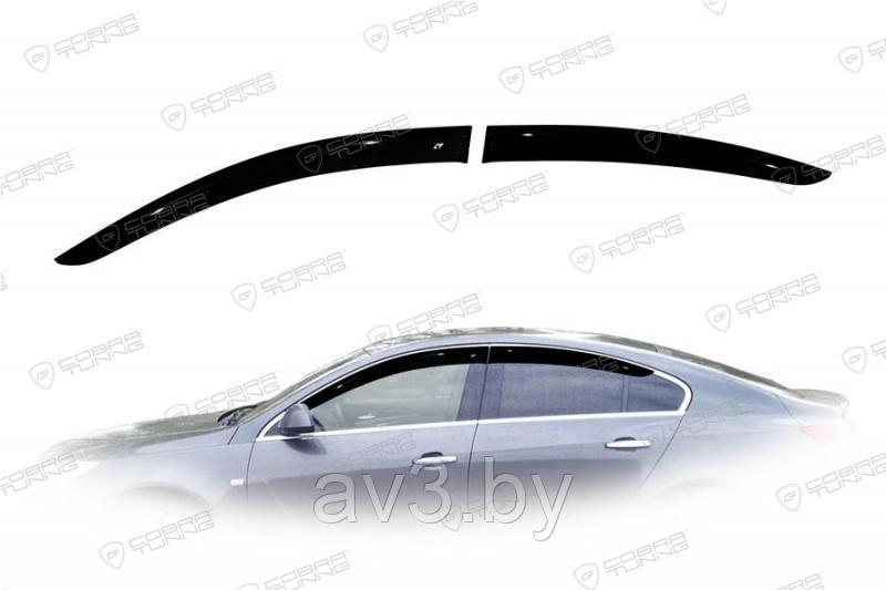 Ветровики Opel Insignia седан 2008 / Опель Инсигния (Cobra Tuning) - фото 1 - id-p60448027