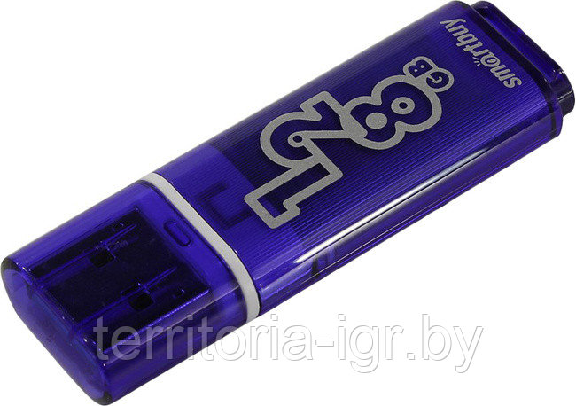 USB-накопитель 128GB Glossy series SB128GBGS-DB Smartbuy (3.0|3.1) - фото 2 - id-p124034484