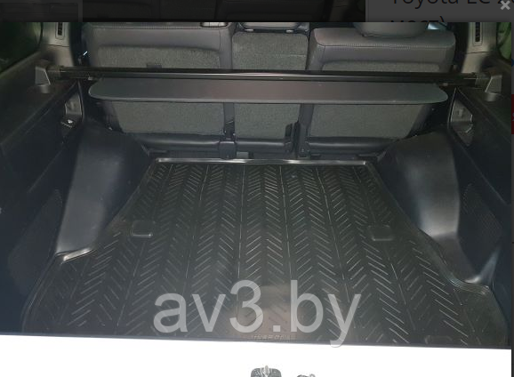 Коврик в багажник Toyota LC200 (2017-) (5 мест) [71969] Aileron
