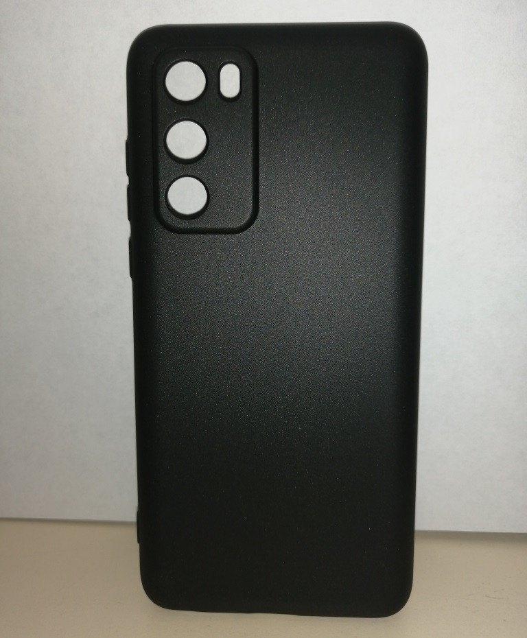 Чехол-накладка для Huawei P40 (силикон) черный