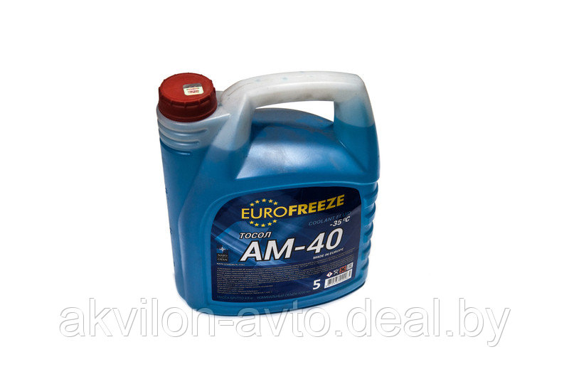 Eurofreeze Тосол АМ40 (8,8 л; 9,8 кг) Жидкость охлаждающая низкозамерзающая