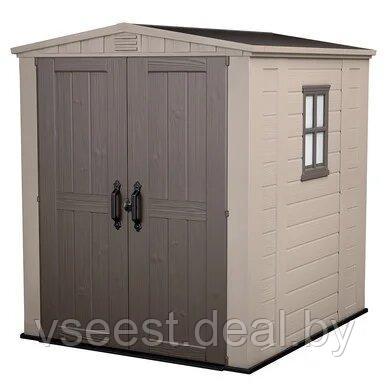 Хозблок FACTOR 6X6 SHED C-BRW557-EE STD Cu 230452 (коричневый )( spr) - фото 3 - id-p124059839