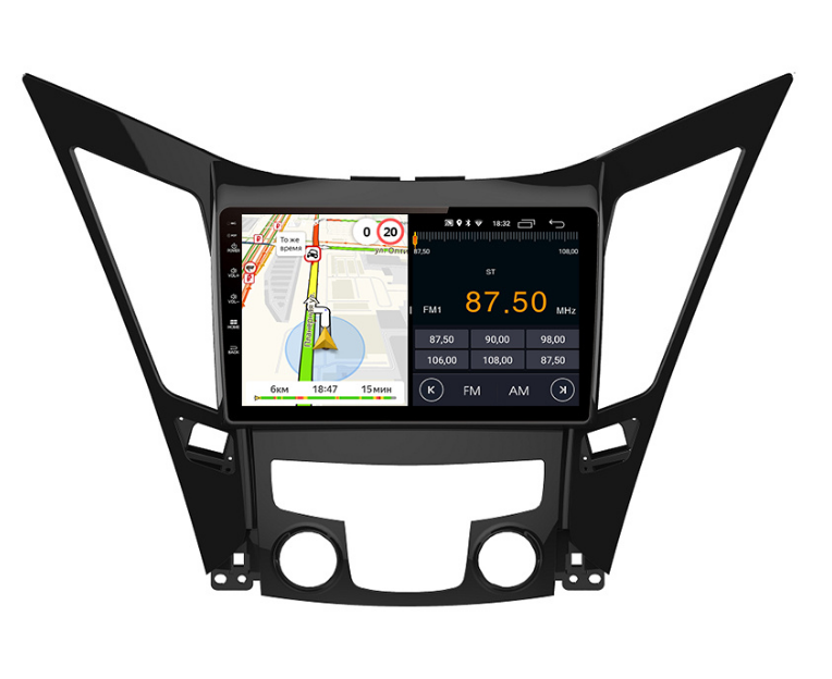 Штатная магнитола Parafar для Hyundai Sonata 2011-2013 на Android 13 (2/32Gb + 4G) (2/32Gb + 4G) (PF310FHD)