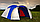 Палатка ACAMPER MONSUN blue 4-местная 3000 мм/ст, 135 + 220 х 225 х 140/125 см, фото 3