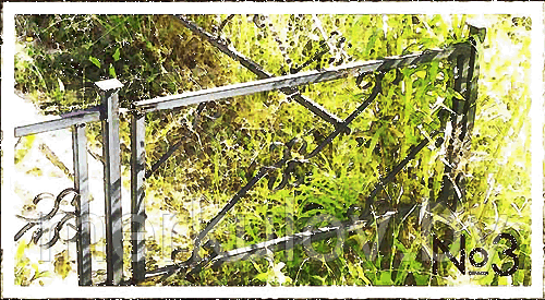 Ограда металлическая рис №3 - фото 2 - id-p1107128