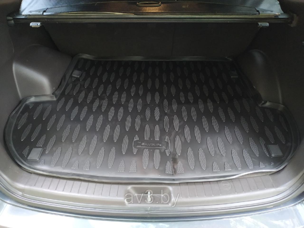 Коврик в багажник Hyundai Santa Fe 2 2006-2012, 5 мест / Хендай Санта Фе [70634] (Aileron) - фото 1 - id-p61117698