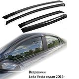 Lada Vesta Ветровики и дефлектор капота