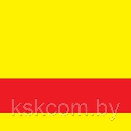 Желтый на красном (1200х600х1,5мм)