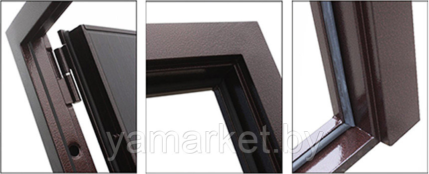 Дверь металлическая Garda Гарда Муар Царга 6 см Лиственница мокко - фото 4 - id-p124099221