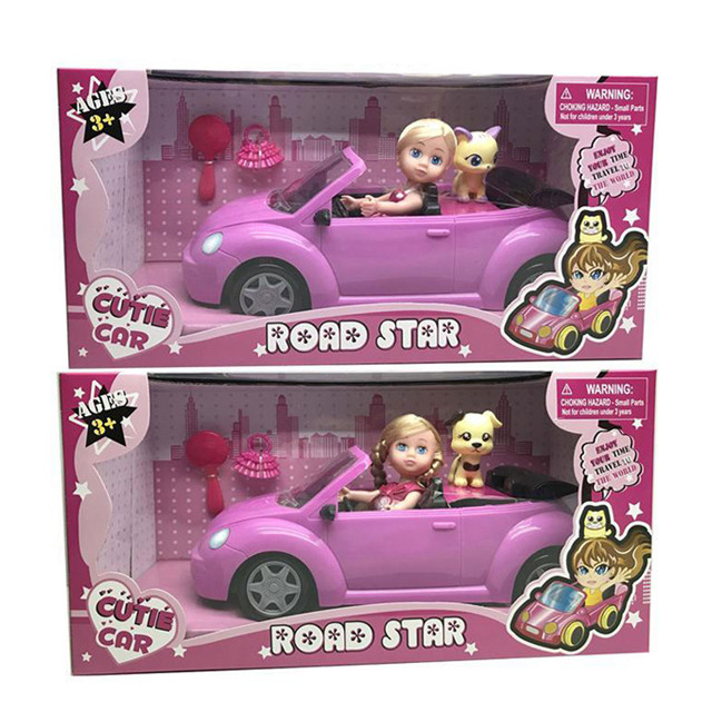 Кукла Road Star с машиной, питомцем с аксессуарами 63016B - фото 2 - id-p124099279