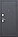 Дверь металлическая Garda Гарда Муар  Царга 6 см Темный кепарис (Черное стекло), фото 3