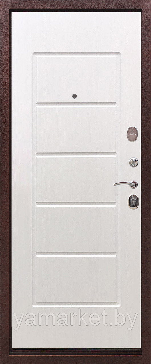 Дверь металлическая Garda 7,5 Гарда Антик Белый ясень - фото 2 - id-p124096569