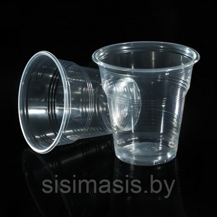 Пластиковые стаканчики, одноразовые 100 мл/100шт., фото 1