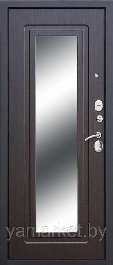 Дверь металлическая Garda Гарда Царское зеркало Муар Венге - фото 3 - id-p124099712