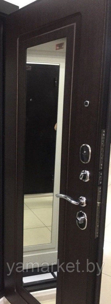 Дверь металлическая Garda Гарда Царское зеркало Муар Венге - фото 4 - id-p124099712