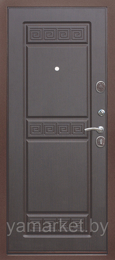 Дверь металлическая Garda Гарда Троя Антик венге - фото 2 - id-p124127159