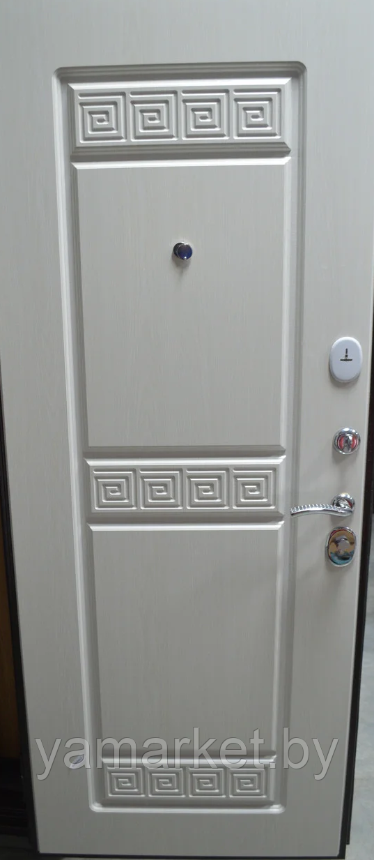 Дверь металлическая Garda Гарда Троя Антик белый ясень - фото 4 - id-p124127271
