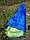 SM-300 Спальный мешок кокон-мумия 300 г/м2 ACAMPER, в 3-х расцветках, 220 х 75 х 60 см, 1.3 кг, синий/зеленый, фото 2
