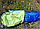 SM-300 Спальный мешок кокон-мумия 300 г/м2 ACAMPER, в 3-х расцветках, 220 х 75 х 60 см, 1.3 кг, синий/зеленый, фото 5