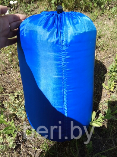 SM-300 Спальный мешок кокон-мумия 300 г/м2 ACAMPER, в 3-х расцветках, 220 х 75 х 60 см, 1.3 кг, синий/зеленый - фото 8 - id-p124137693
