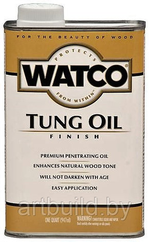 Тунговое масло для дерева Watco Tung Oil Finish 1 л., фото 2