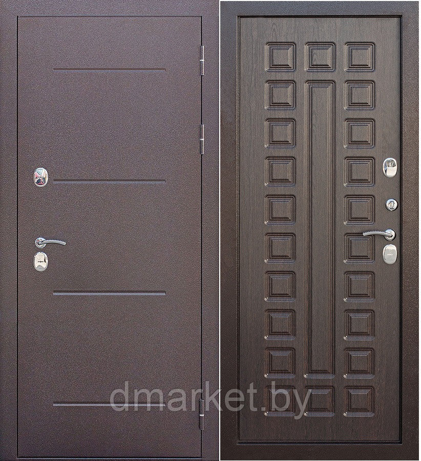 Дверь металлическая Garda Гарда ISOTERMA венге (терморазрыв), фото 1