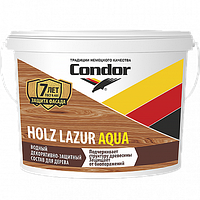 Водный защитный состав для дерева Condor Holz Lazur Aqua 0,9кг