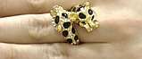 Кольцо Леопард под золото с кристаллами Сваровски. Германия оригинал (KО-030), фото 2