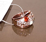Кольцо под золото с кристаллами Swarovski. США оригинал (KО-024), фото 2