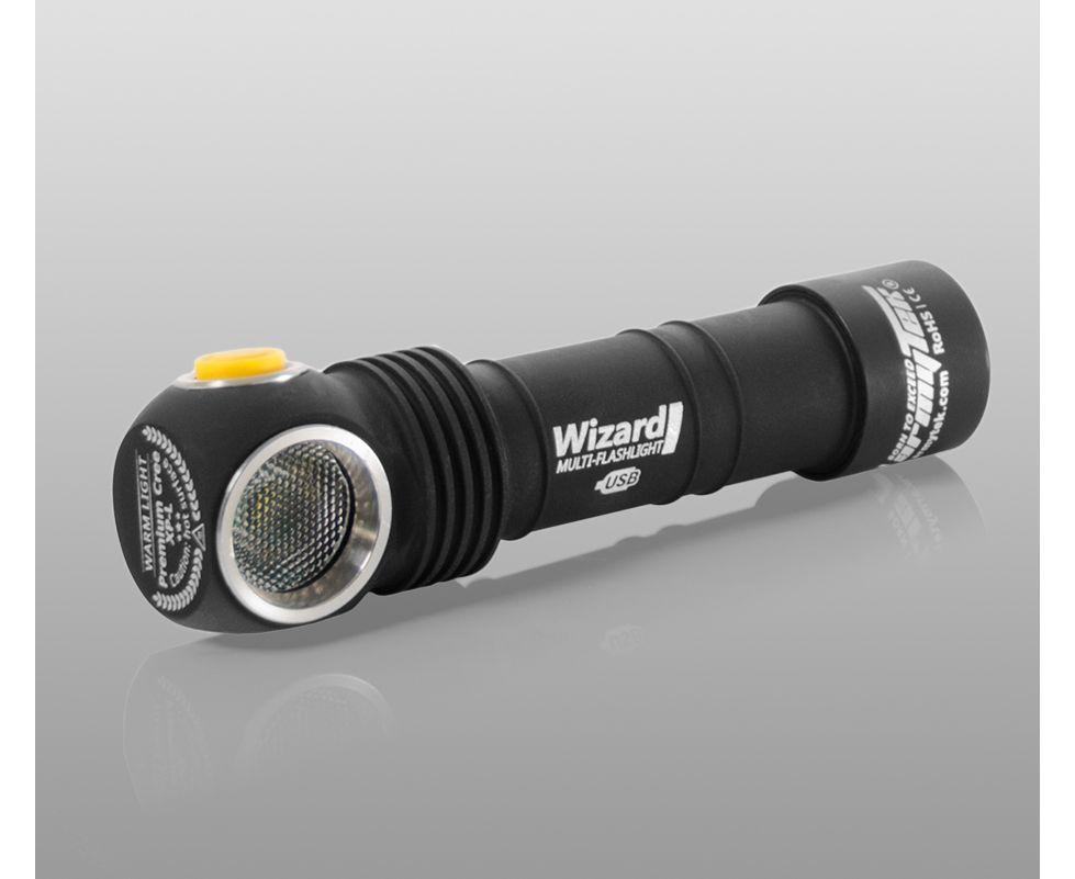 Фонарь Armytek Wizard Magnet USB (тёплый свет) - фото 2 - id-p124225717