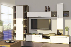 Тумба под TV Рио СТЛ.135.23 в цвете белый глянец и дуб сонома фабрики Stolline, фото 2