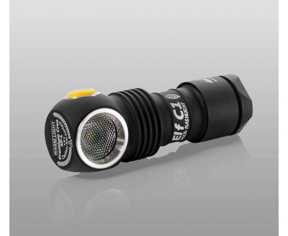 Фонарь Armytek Elf C1 Micro-USB (тёплый свет) - фото 4 - id-p124238372