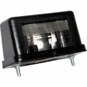 Универсальный фонарь подсветки заднего номера, черный корпус, 12/24 V - фото 1 - id-p124241726