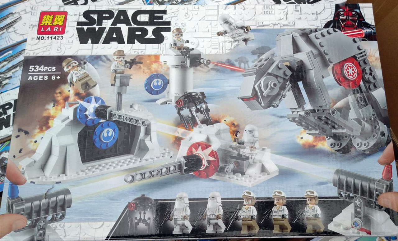 Конструктор LARI Space Wars Защита базы «Эхо» 11423 (Аналог LEGO Star Wars 75241) - фото 1 - id-p124286104