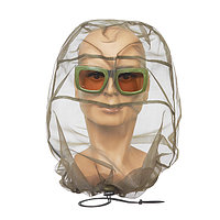 Противомоскитный комплект с очками GUARDGIFT. Пластиковая оправа, светло-коричневые поляризационные линзы