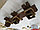 Люстра рустикальная из массива сосны "Кладезь" на 3 лампы, фото 7